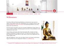 Tablet Screenshot of buddhismus-basel.ch